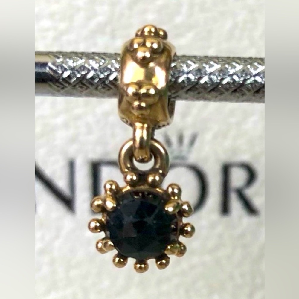 100% Authentic Pandora 14k Solid Gold Bundle (2) … - image 2